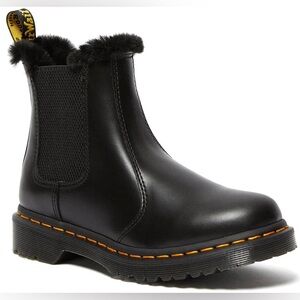 Dr. Martens 2976 Leonore Faux Fur Lined Chelsea Boots - Women's
